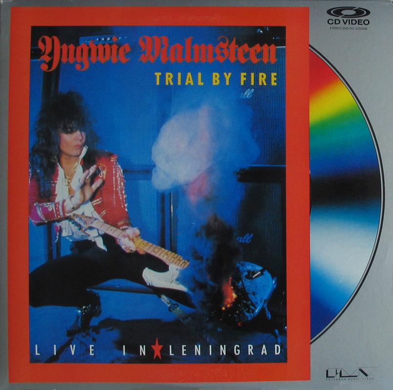 Pochette LASERDISC Yngwie Malmsteen: Trial byFire - Live in Leningrad (1989) - Édition physique d'occasion à vendre