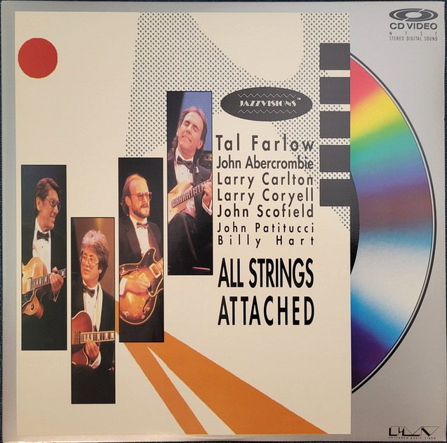 Pochette LASERDISC Jazzvisions: vol.6 All Strings Attached (1986) - Édition physique d'occasion à vendre