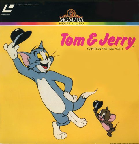 Pochette LASERDISC Tom & Jerry: Cartoon Festival vol.1 (1984) - Édition physique d'occasion à vendre