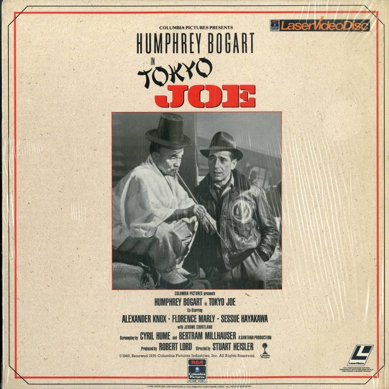 Pochette LASERDISC Tokyo Joe (1949) - Édition physique d'occasion à vendre
