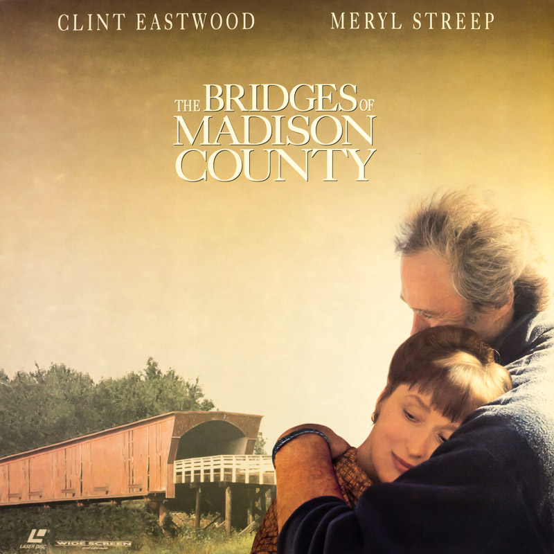 Pochette LASERDISC Bridges of Madison County, The (1995) - Édition physique d'occasion à vendre