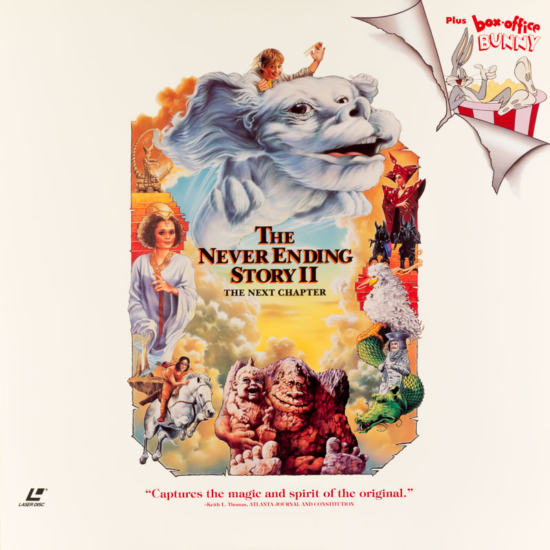 Pochette LASERDISC Never Ending Story II, The: TheNext Chapter (1990) - Édition physique d'occasion à vendre