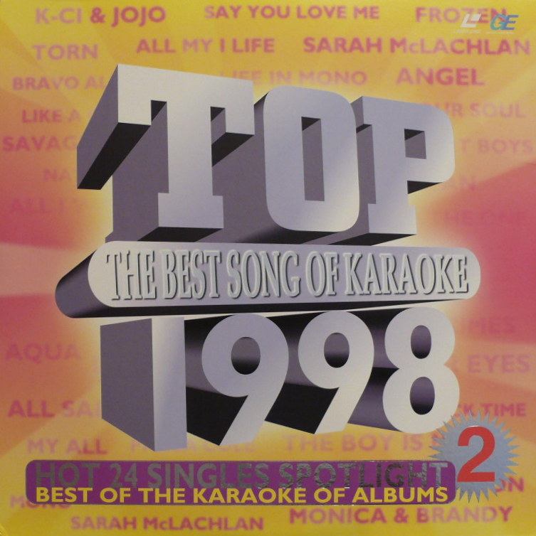 Pochette LASERDISC Top 1998: The Best Songof Karaoke Vol.2 (1998) - Édition physique d'occasion à vendre