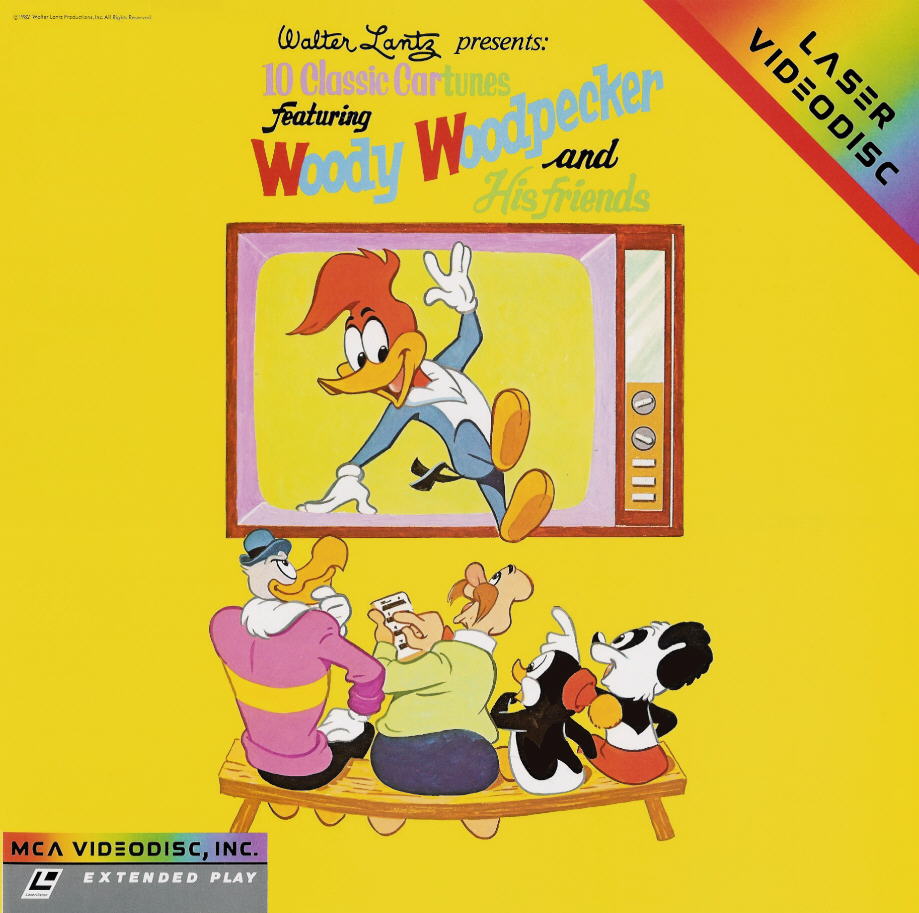 Pochette LASERDISC WoodyWoodpecker and his Friends (1975) - Édition physique d'occasion à vendre
