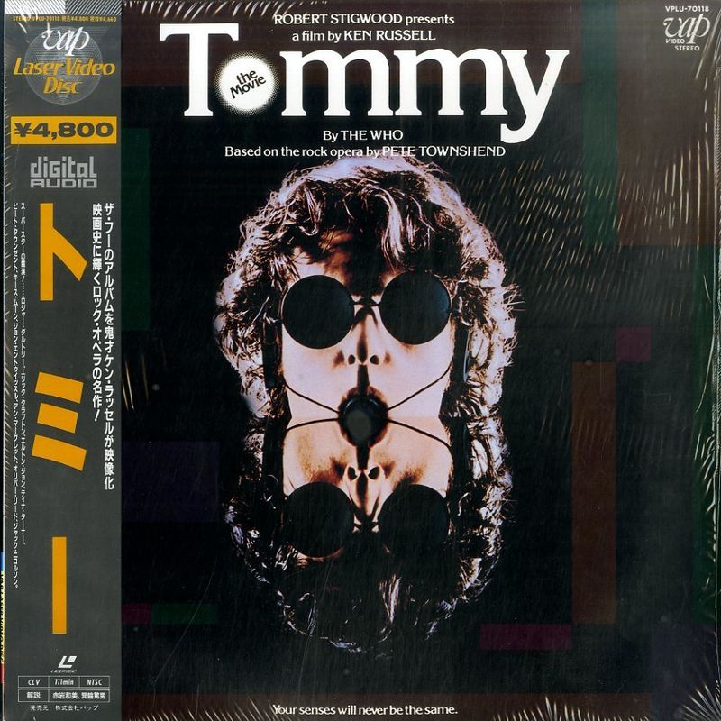 Pochette LASERDISC Tommy: The Movie (1986) - Édition physique d'occasion à vendre