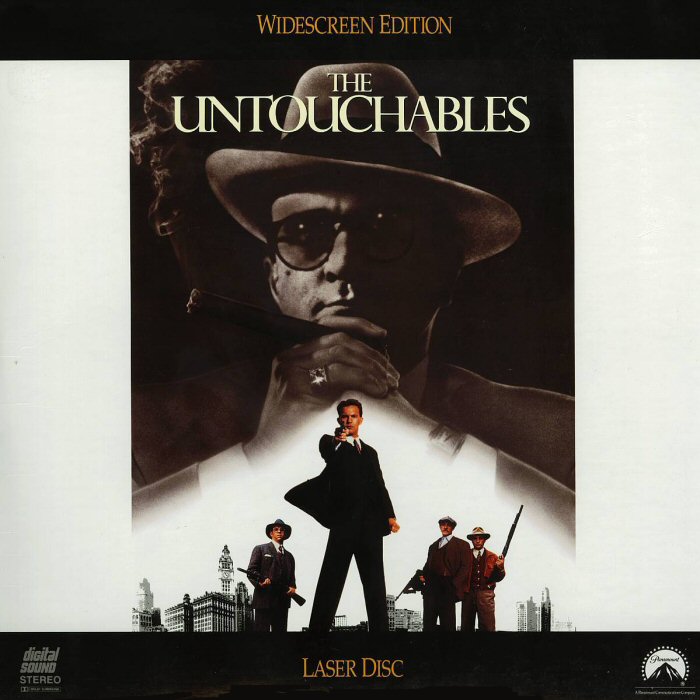 Pochette LASERDISC Untouchables, The (1987) - Édition physique d'occasion à vendre