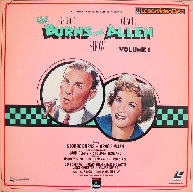 Pochette LASERDISC Burns and Allen Show, The: vol.1 (1953) - Édition physique d'occasion à vendre