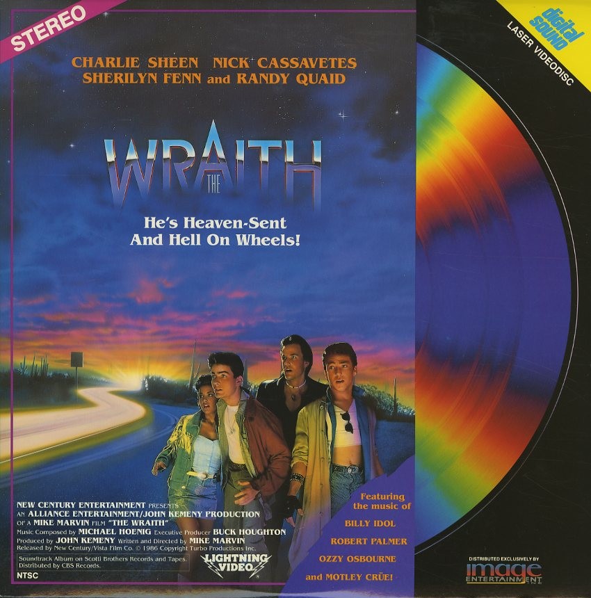 Pochette LASERDISC Wraith, The (1986) - Édition physique d'occasion à vendre