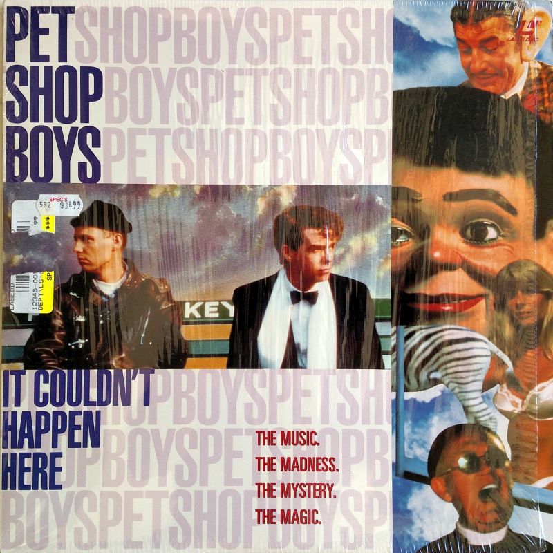 Pochette LASERDISC Pet Shop Boys: It Couldn't Happen Here (1988) - Édition physique d'occasion à vendre