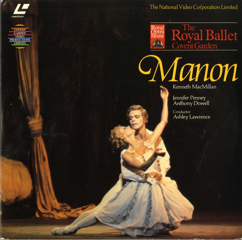 Pochette LASERDISC Massenet: Manon: Royal Ballet: Penney/Dowell (1982) - Édition physique d'occasion à vendre