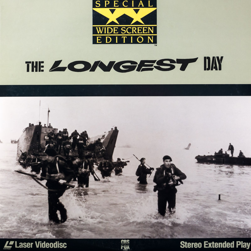 Pochette LASERDISC Longest Day, The (1962) - Édition physique d'occasion à vendre