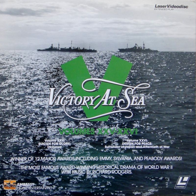 Pochette LASERDISC Victory at Sea #9 Ep. XXV-XXVI (1952) - Édition physique d'occasion à vendre
