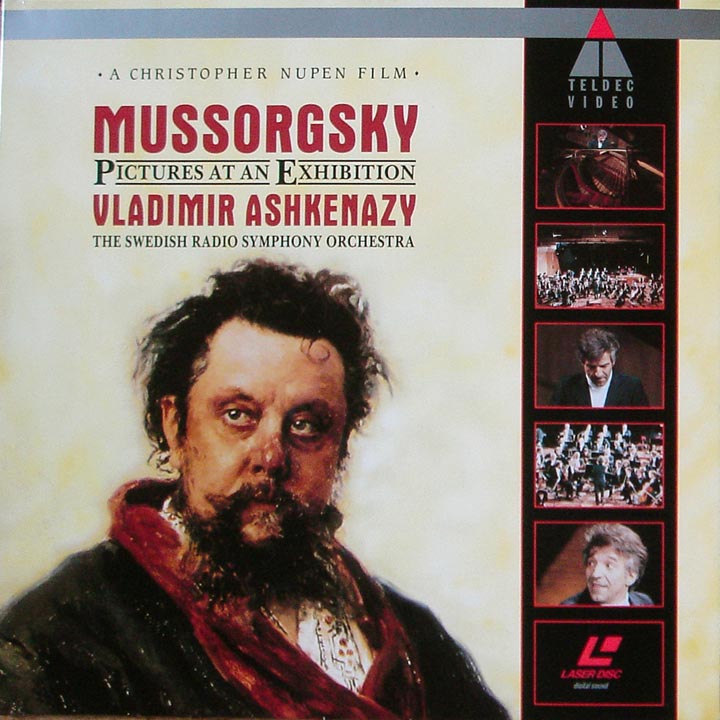 Pochette LASERDISC Mussorgsky: Pictures at an Exhibition: Vladimir Ashkenazy (1989) - Édition physique d'occasion à vendre