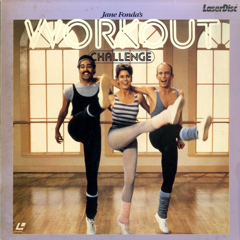 Pochette LASERDISC Jane Fonda: Workout Challenge - Édition physique d'occasion à vendre