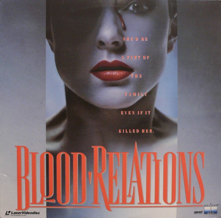 Pochette LASERDISC Blood Relations (1988) - Édition physique d'occasion à vendre