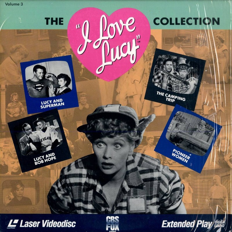 Pochette LASERDISC I Love Lucy Collection, The: vol.3 (1990) - Édition physique d'occasion à vendre