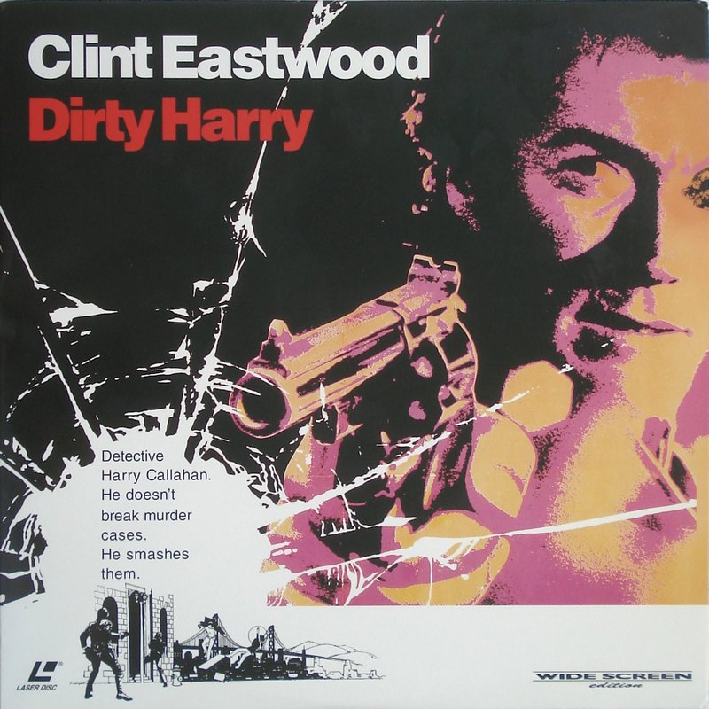 Pochette LASERDISC Dirty Harry (1971) - Édition physique d'occasion à vendre