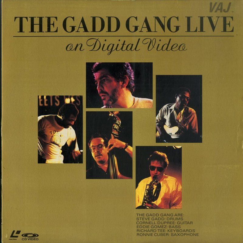 Pochette LASERDISC The Gadd Gang: Live on Digital Video (1988) - Édition physique d'occasion à vendre