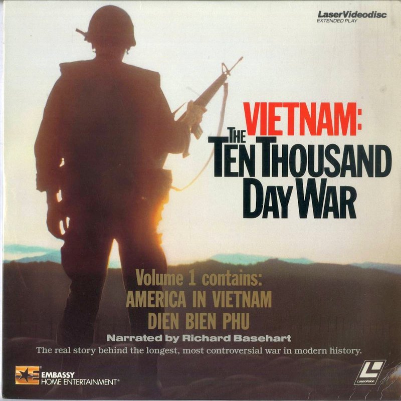Pochette LASERDISC Vietnam #1: The Ten Thousand Day War (1980) - Édition physique d'occasion à vendre