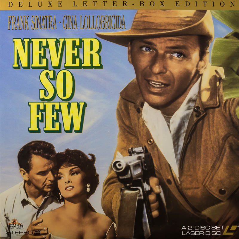 Pochette LASERDISC Never So Few (1959) - Édition physique d'occasion à vendre
