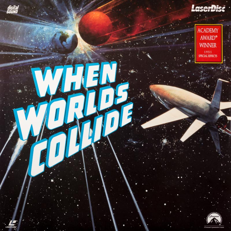 Pochette LASERDISC WhenWorlds Collide (1951) - Édition physique d'occasion à vendre