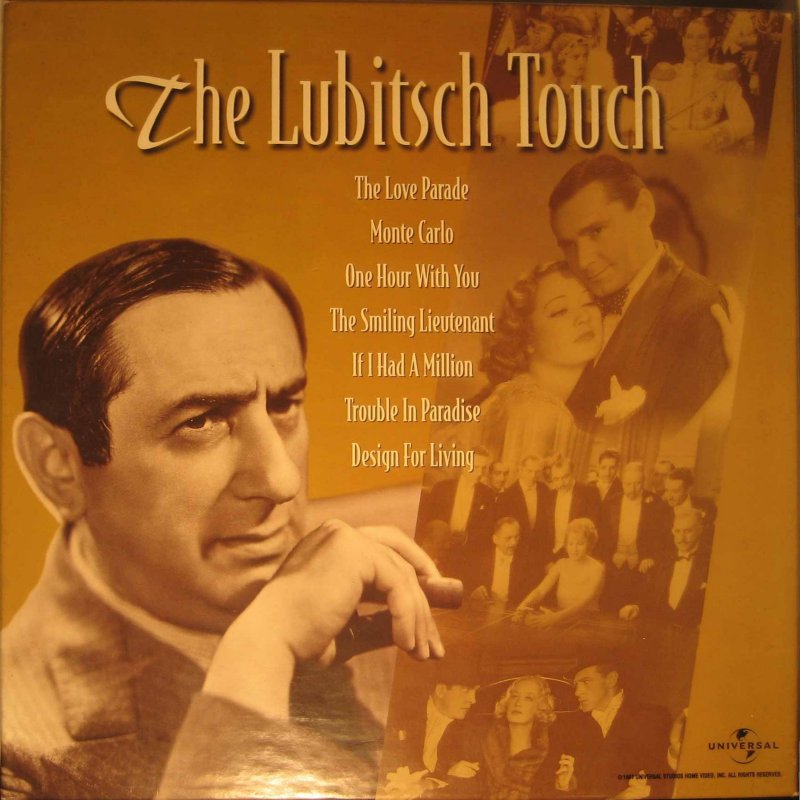 Pochette LASERDISC Lubitsch Touch, The (1997) - Édition physique d'occasion à vendre