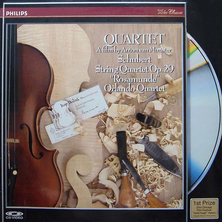 Pochette LASERDISC Quartet: Schubert: String Rosamunde (1987) - Édition physique d'occasion à vendre
