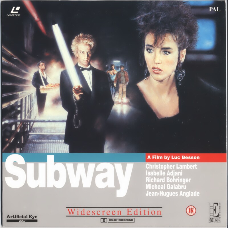 Pochette LASERDISC Subway (1985) - Édition physique d'occasion à vendre