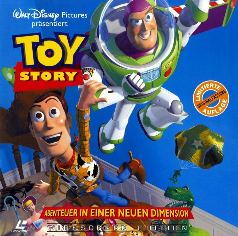 Pochette LASERDISC Toy Story (1995) - Édition physique d'occasion à vendre