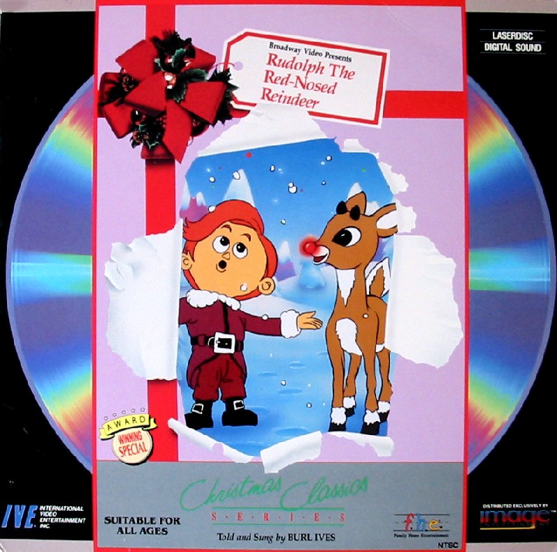 Pochette LASERDISC Rudolph The Red Nosed Reindeer (1964) - Édition physique d'occasion à vendre
