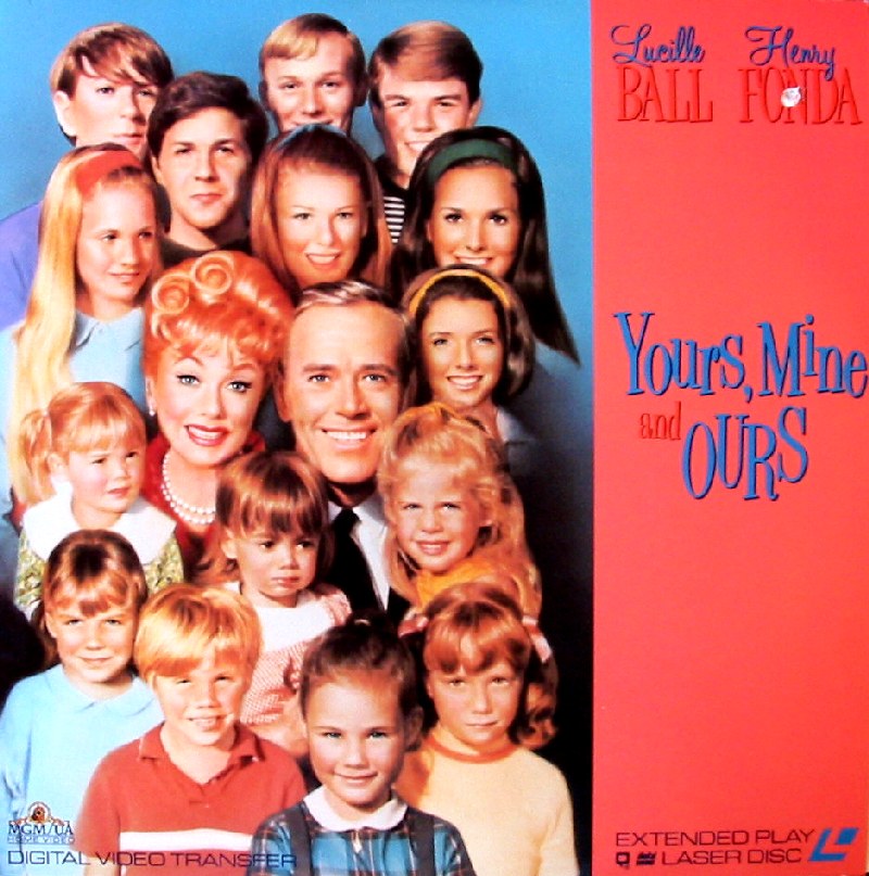 Pochette LASERDISC Yours, Mine and Ours (1968) - Édition physique d'occasion à vendre