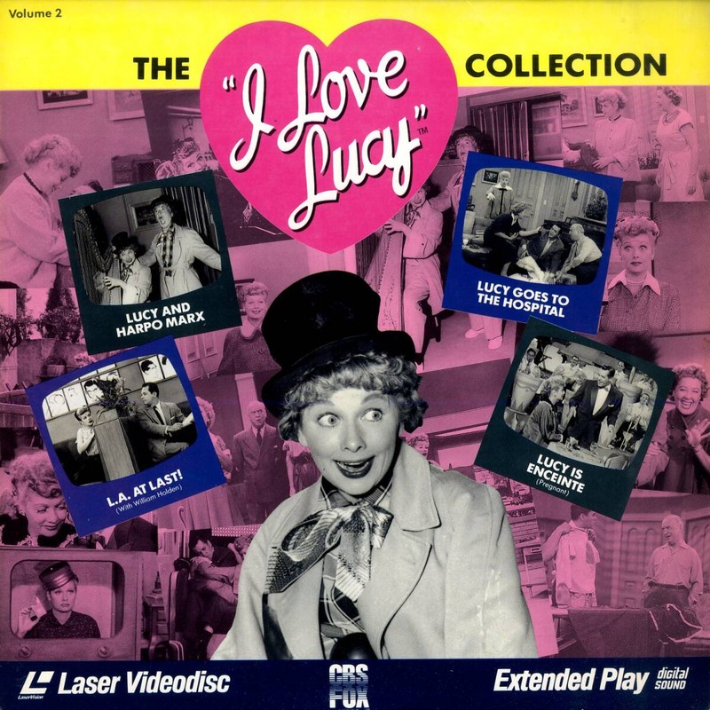 Pochette LASERDISC I Love Lucy Collection, The: vol.2 (1990) - Édition physique d'occasion à vendre