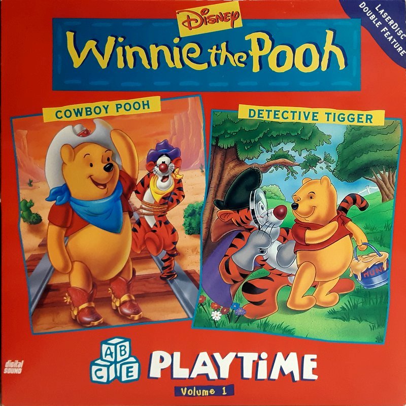 Pochette LASERDISC Winnie the Pooh Playtime: vol.1 Cowboy Pooh/Detective Tigger (1994) - Édition physique d'occasion à vendre