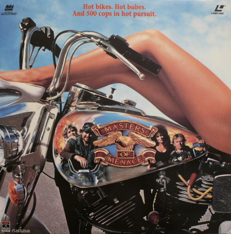 Pochette LASERDISC Masters of Menace (1990) - Édition physique d'occasion à vendre