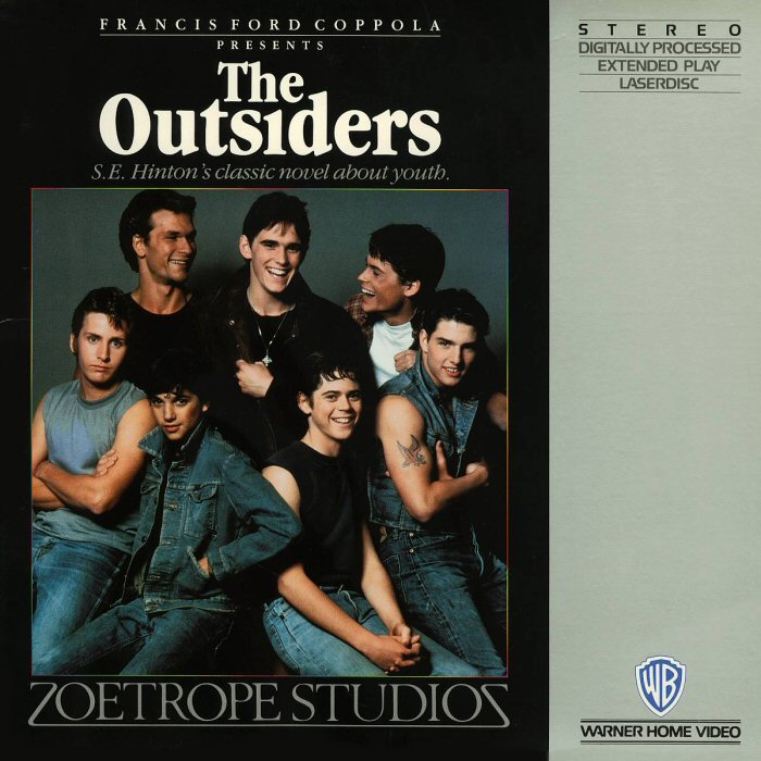 Pochette LASERDISC Outsiders, The (1983) - Édition physique d'occasion à vendre