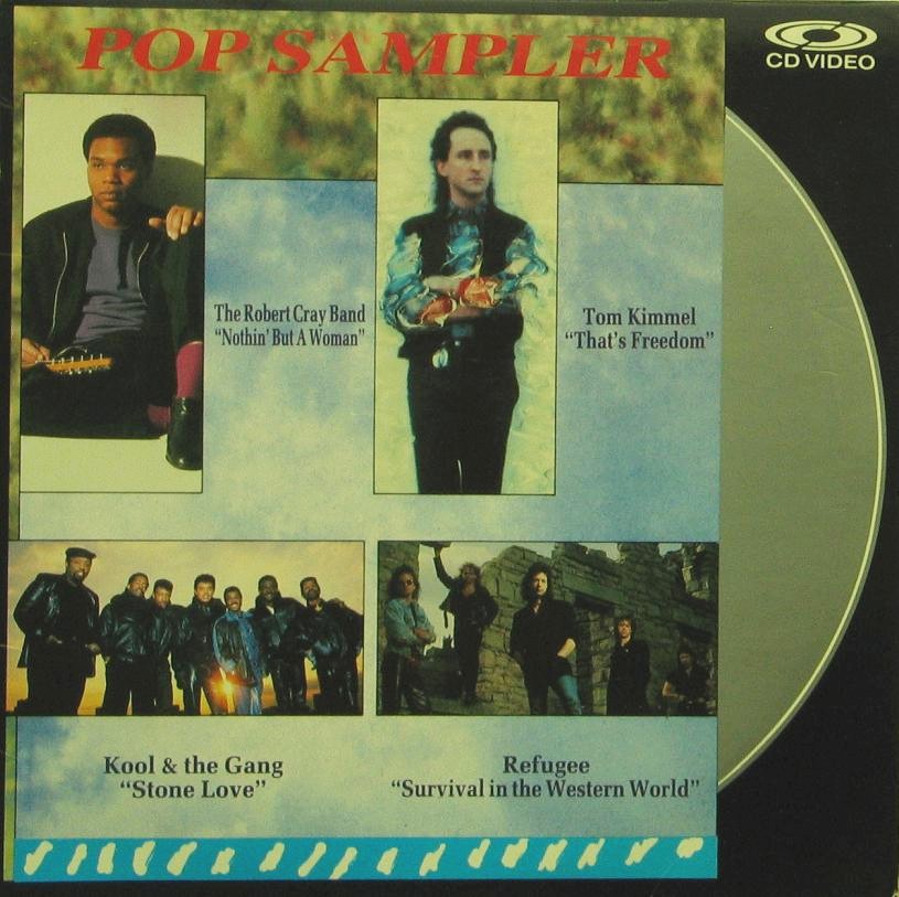 Pochette LASERDISC Magnavox CDV 8' Pop Sampler (1987) - Édition physique d'occasion à vendre