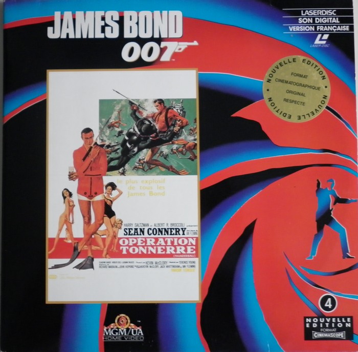 Pochette LASERDISC Thunderball (1965) - Édition physique d'occasion à vendre