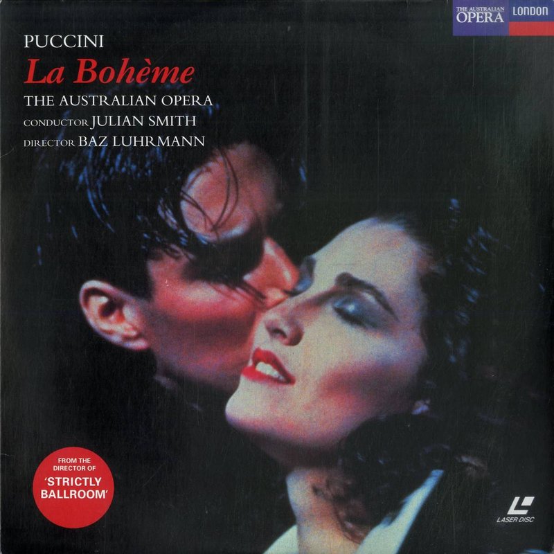 Pochette LASERDISC Puccini: La Bohème: Australian Opera (1993) - Édition physique d'occasion à vendre