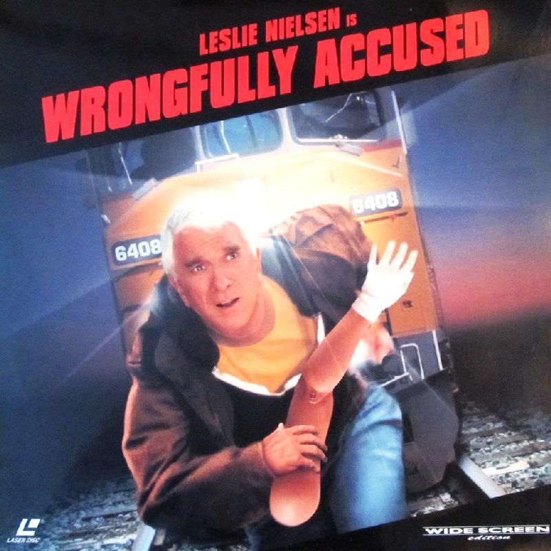 Pochette LASERDISC Wrongfully Accused (1998) - Édition physique d'occasion à vendre