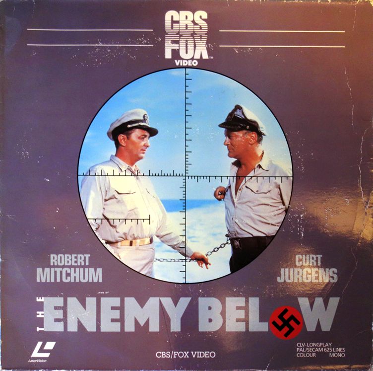 Pochette LASERDISC Enemy Below, The (1957) - Édition physique d'occasion à vendre