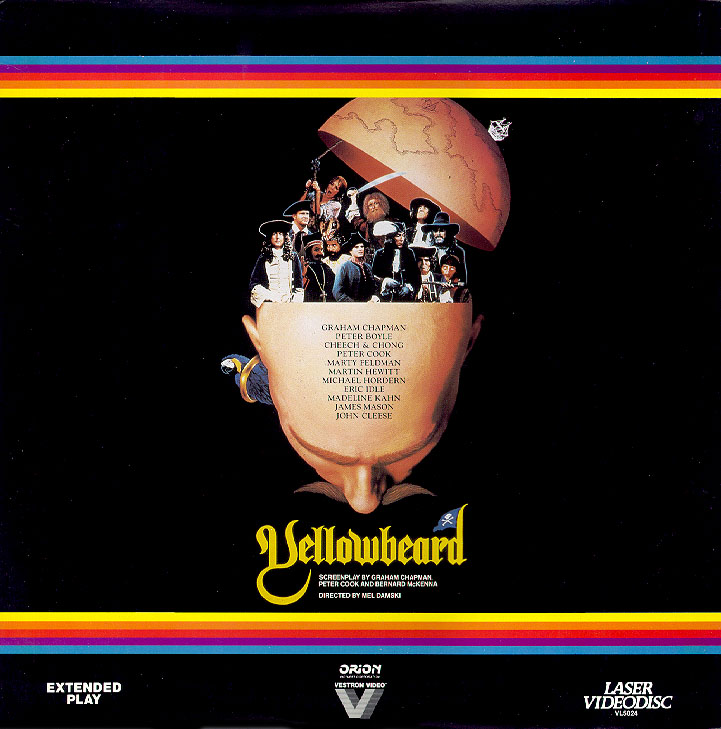 Pochette LASERDISC Yellowbeard (1983) - Édition physique d'occasion à vendre