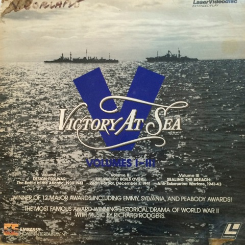 Pochette LASERDISC Victory at Sea #1 Ep. I-III (1952) - Édition physique d'occasion à vendre