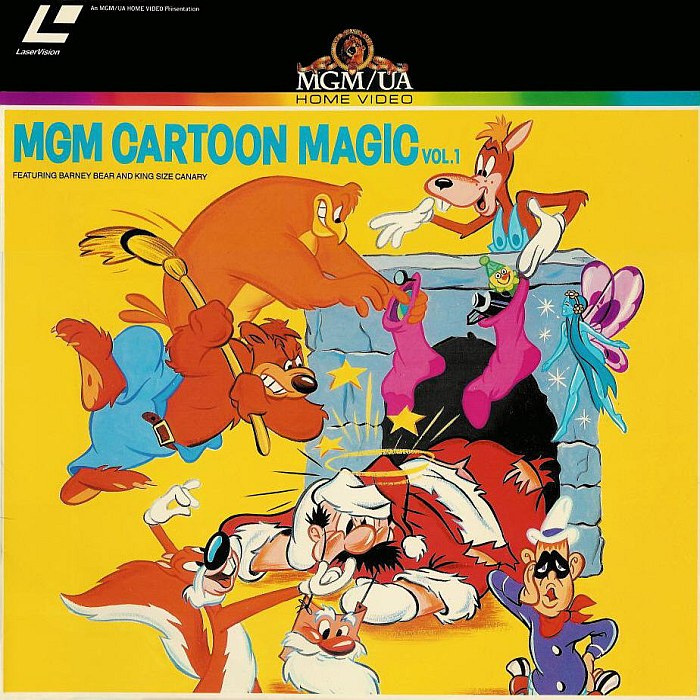 Pochette LASERDISC MGM Cartoon Magic: vol.1 (1985) - Édition physique d'occasion à vendre