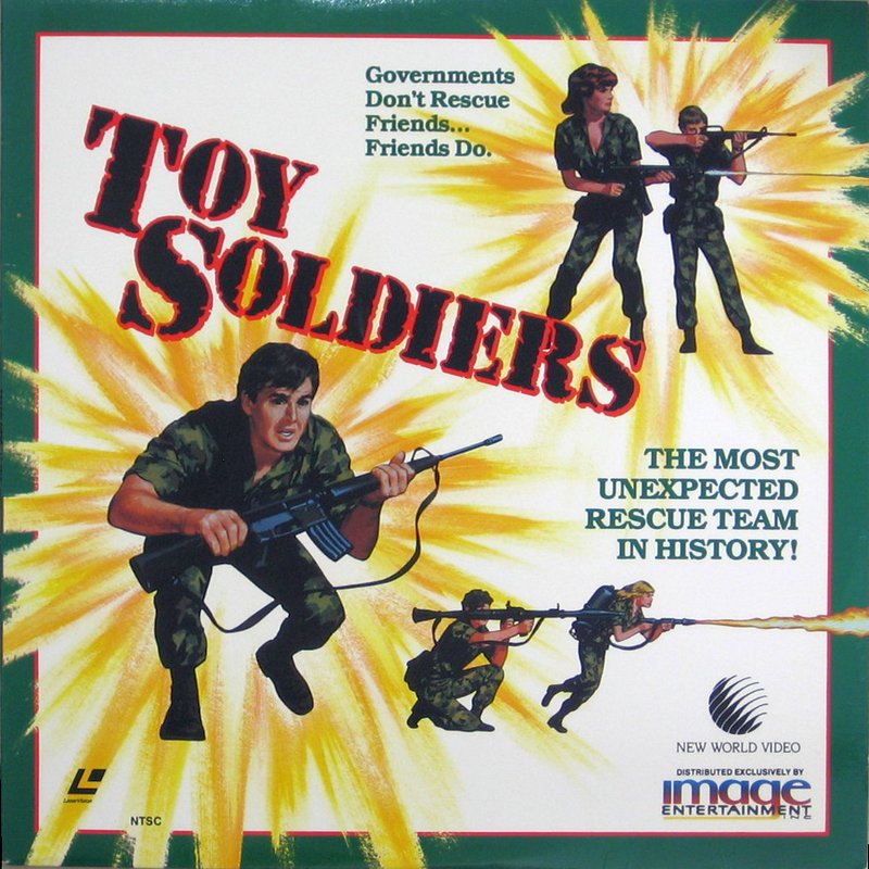 Pochette LASERDISC Toy Soldiers (1991) - Édition physique d'occasion à vendre