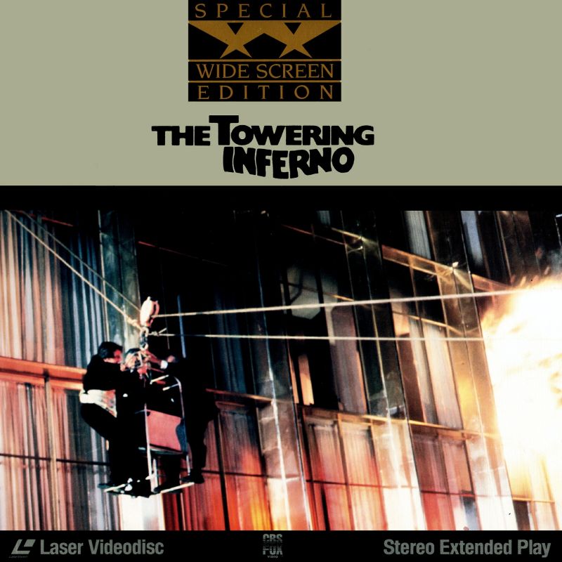 Pochette LASERDISC Towering Inferno, The (1974) - Édition physique d'occasion à vendre