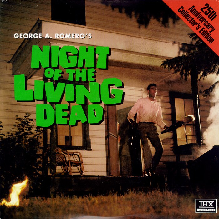 Pochette LASERDISC Night of the Living Dead: 25th Anniversary Special Edition (1968) - Édition physique d'occasion à vendre