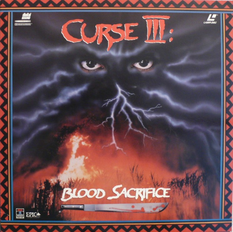 Pochette LASERDISC Curse III: Blood Sacrifice (1991) - Édition physique d'occasion à vendre