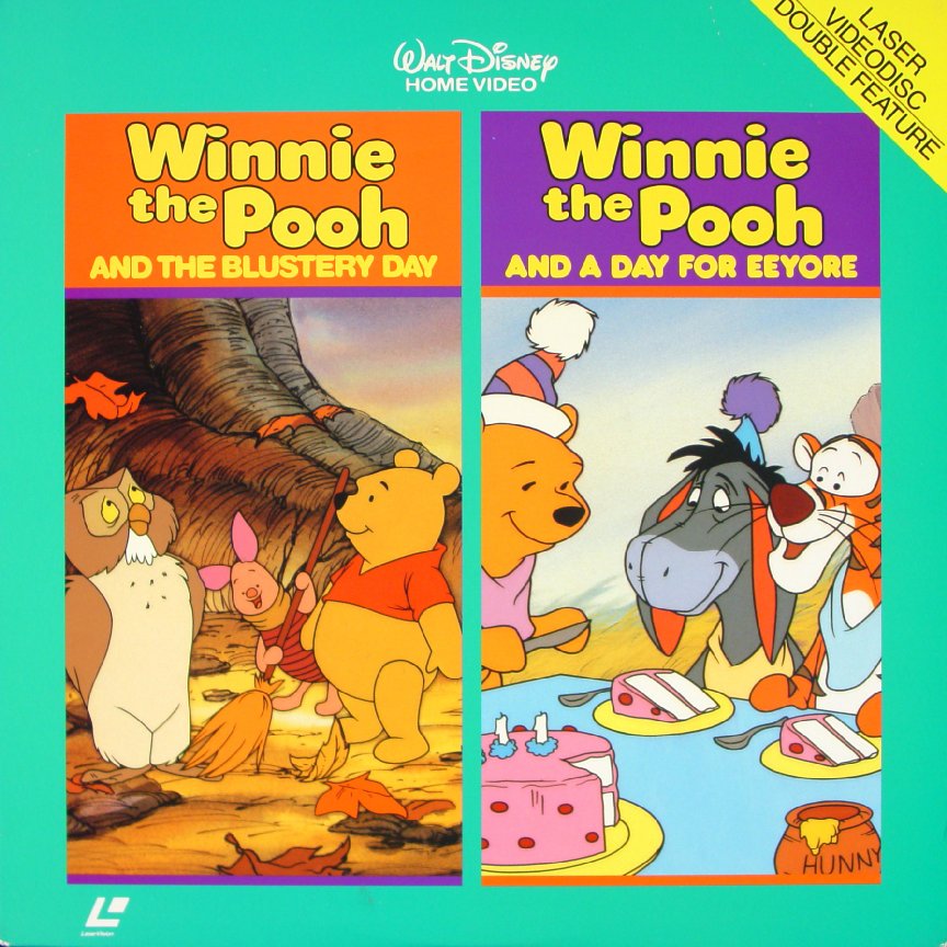 Pochette LASERDISC Winnie the Pooh and the Blustery Day/Winnie the Pooh and a Day for Eeyore - Édition physique d'occasion à vendre