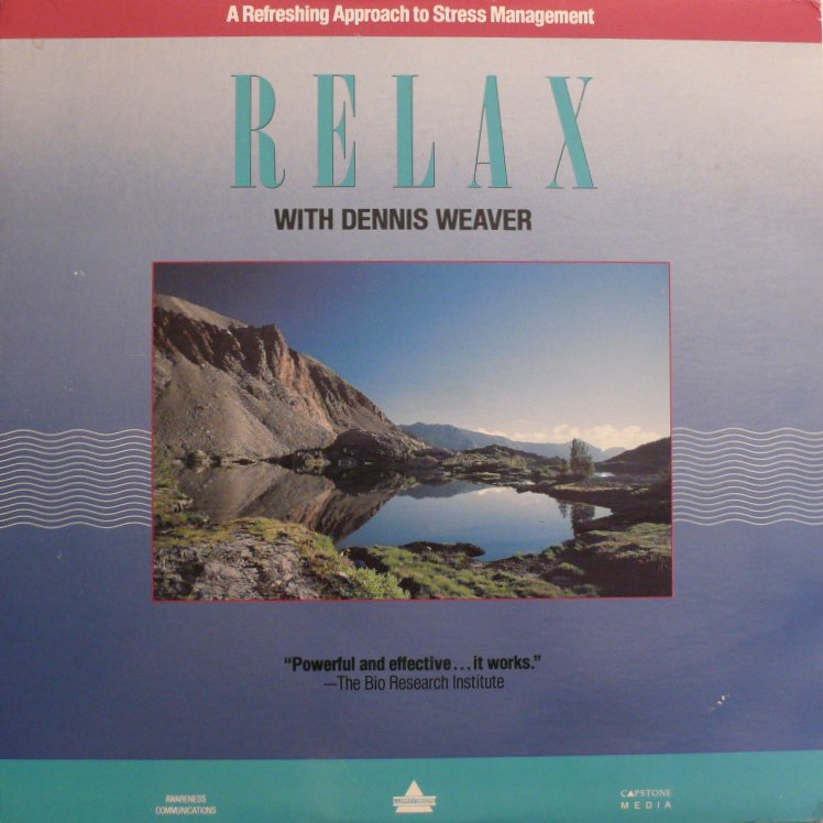 Pochette LASERDISC Relax With Dennis Weaver (1988) - Édition physique d'occasion à vendre