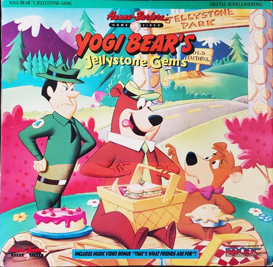 Pochette LASERDISC Yogi Bear's Jellystone Gems (1992) - Édition physique d'occasion à vendre